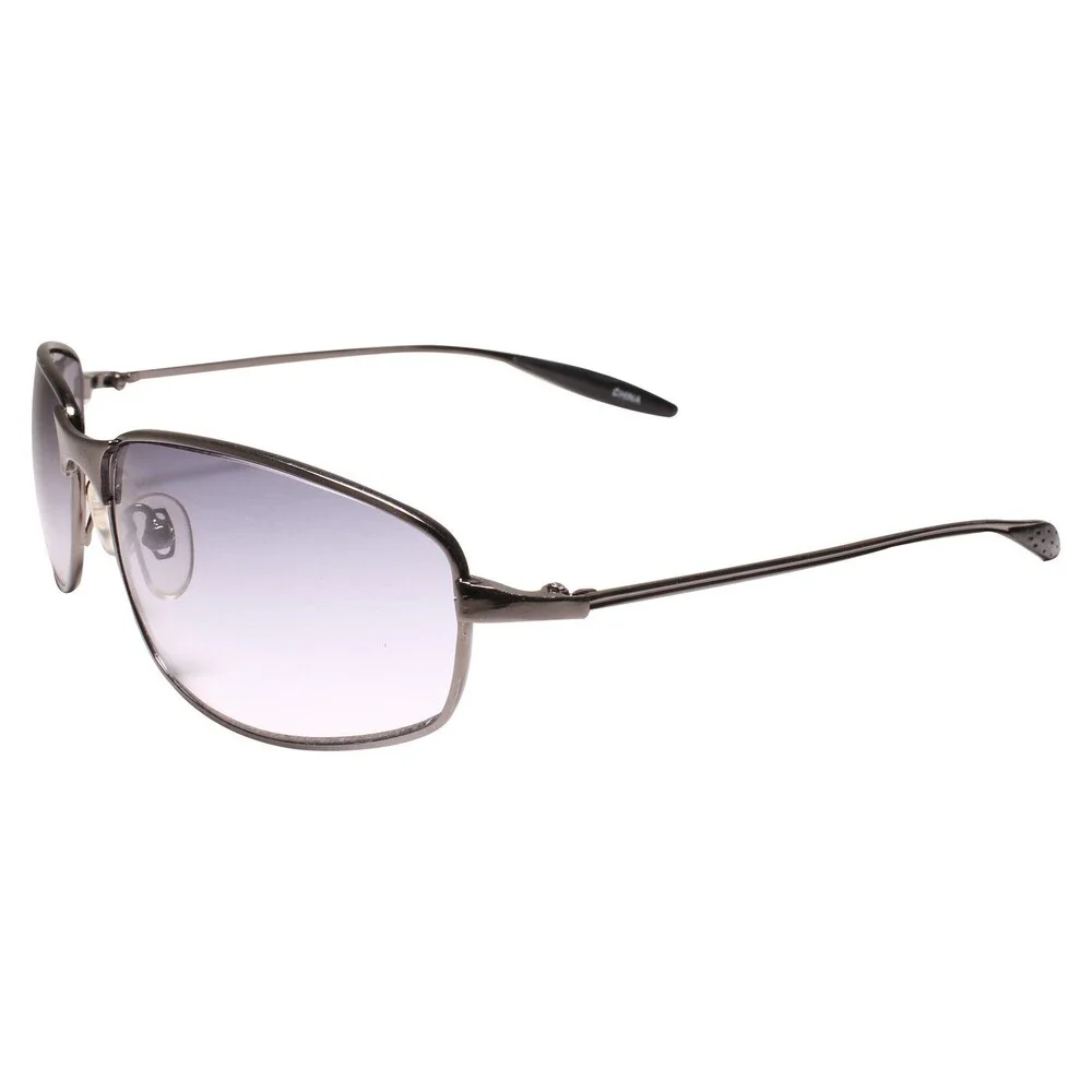 Classic Genuine Vintage 90s Y2K Rectangle Gunmetal Sunglasses for Timeless Style